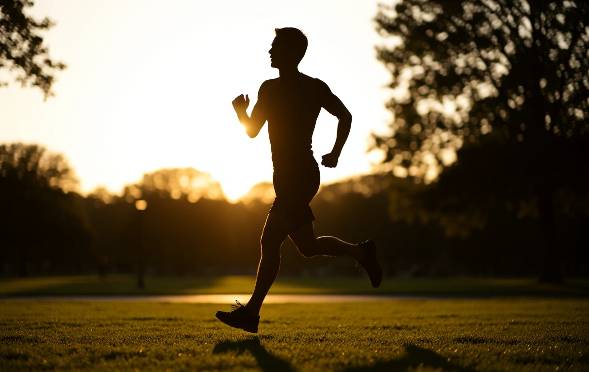 Persona practicando deporte al aire libre
