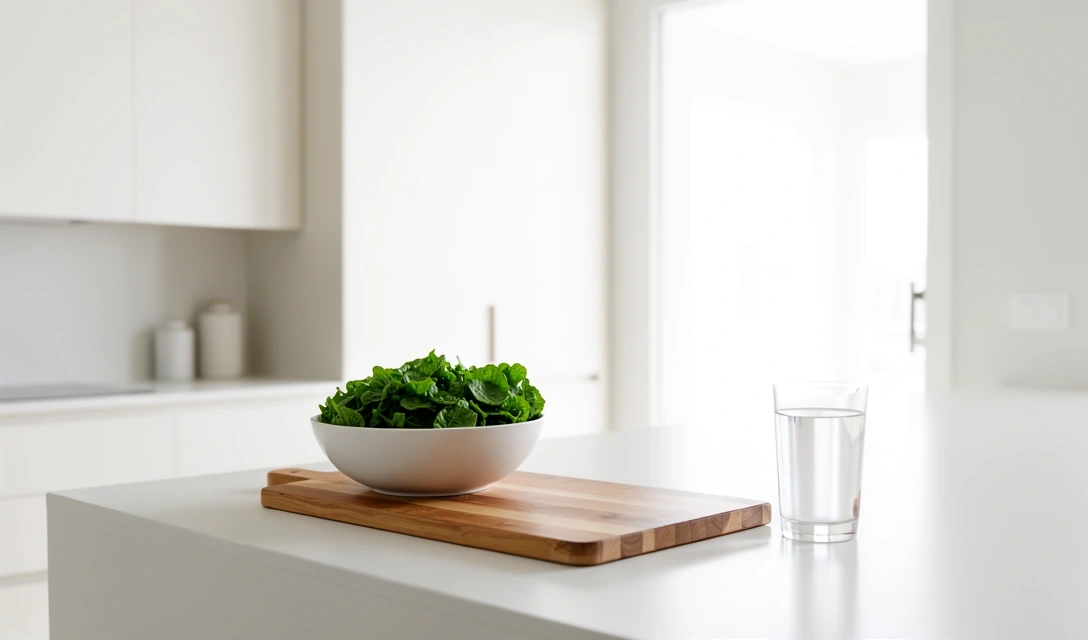 Entorno de cocina saludable